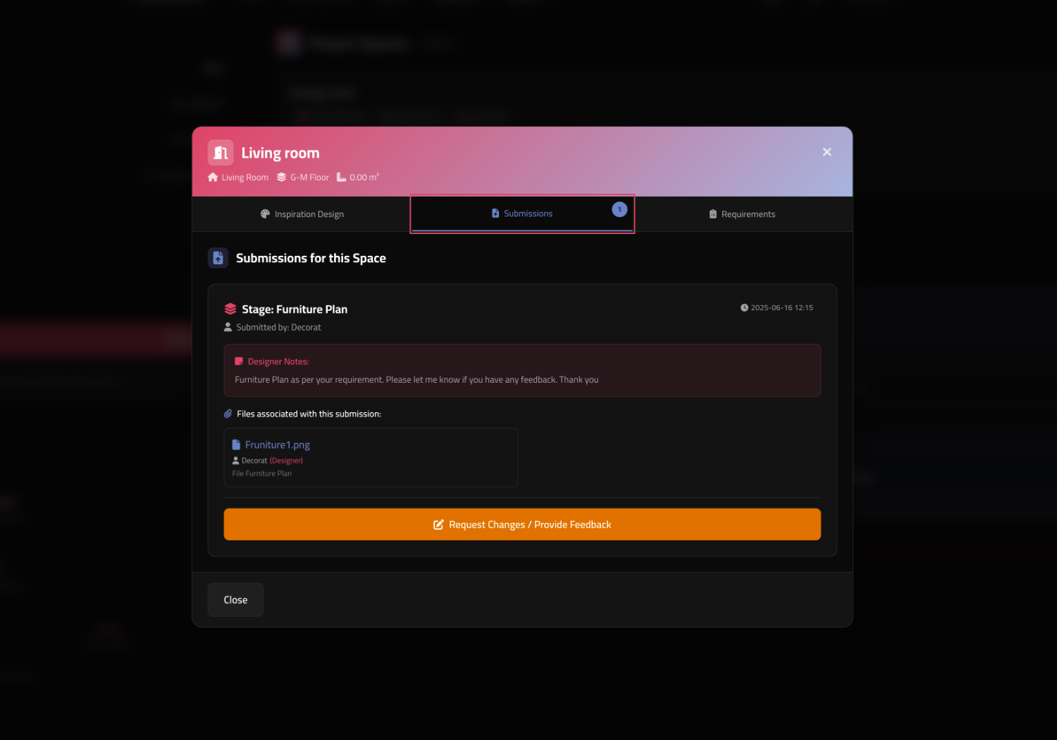 Illustration of client-designer collaboration and receiving design assets